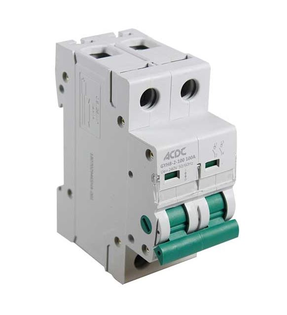 DIN Isolator 63A 2 Pole
