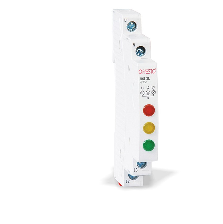 9mm 3 LED Indicator Red, White & Blue