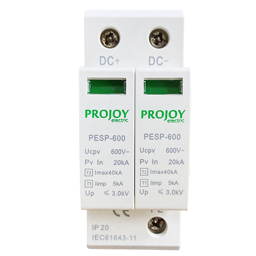 PV Surge Arrester 40KA 2 Pole 600VDC