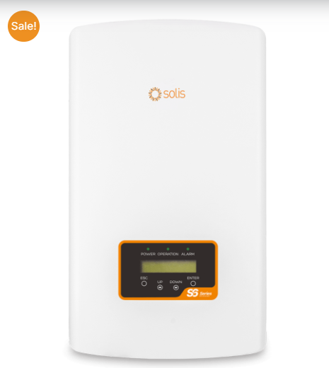 Solis S6 4.6kW 2MPPT 1PH Inverter - with DC