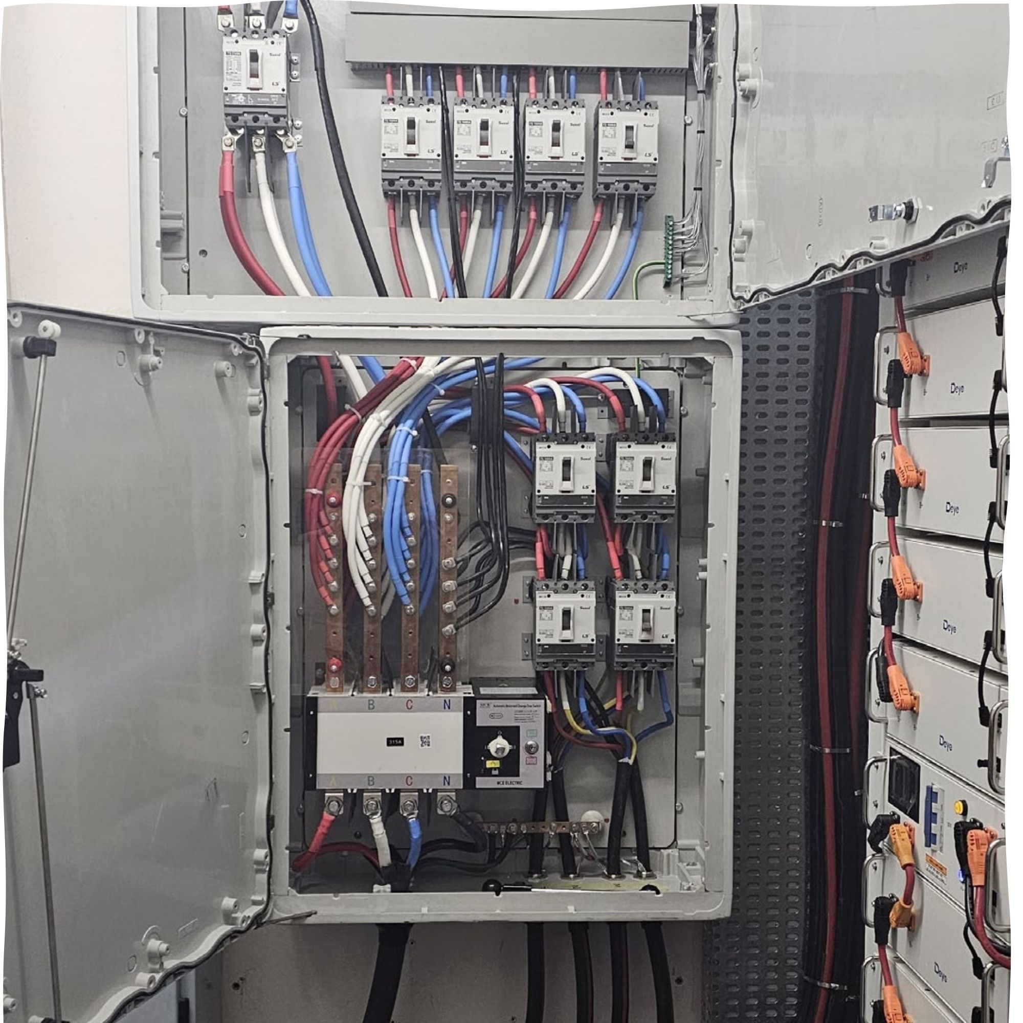 Distribution board wiring