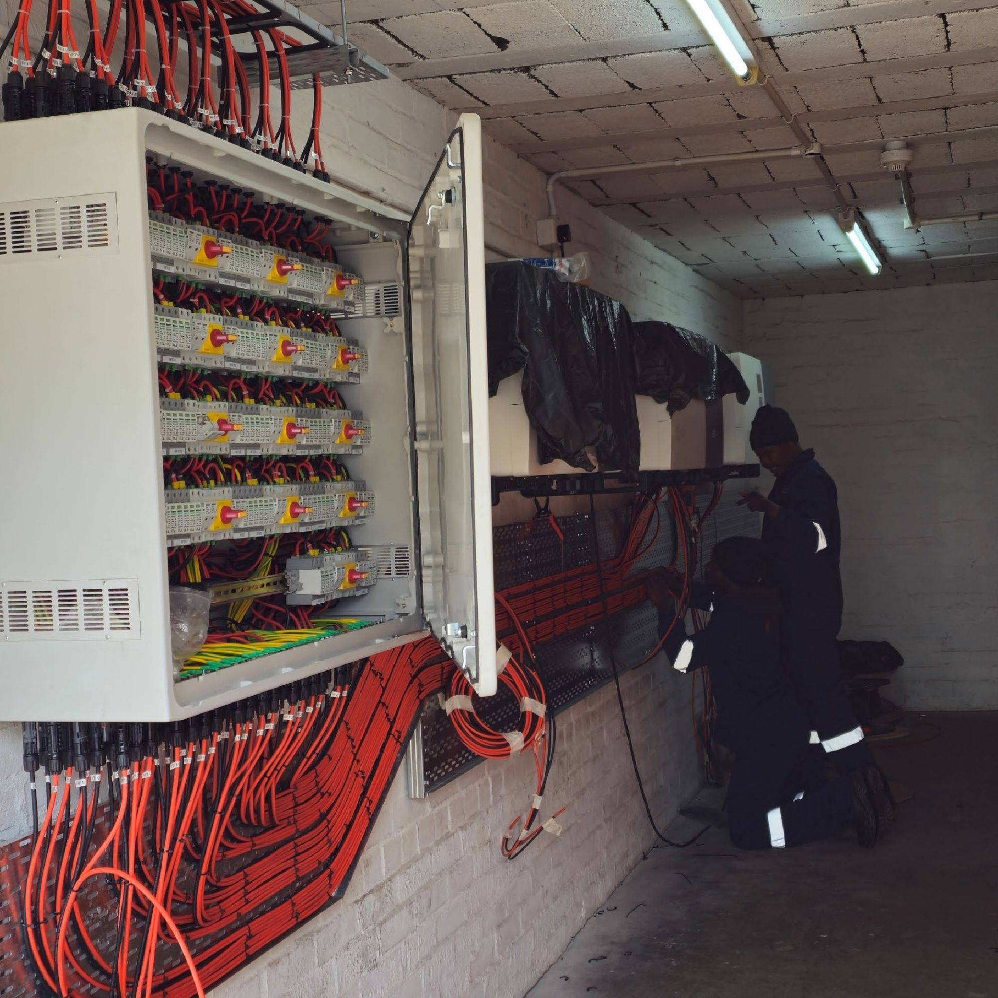 Battery storage room