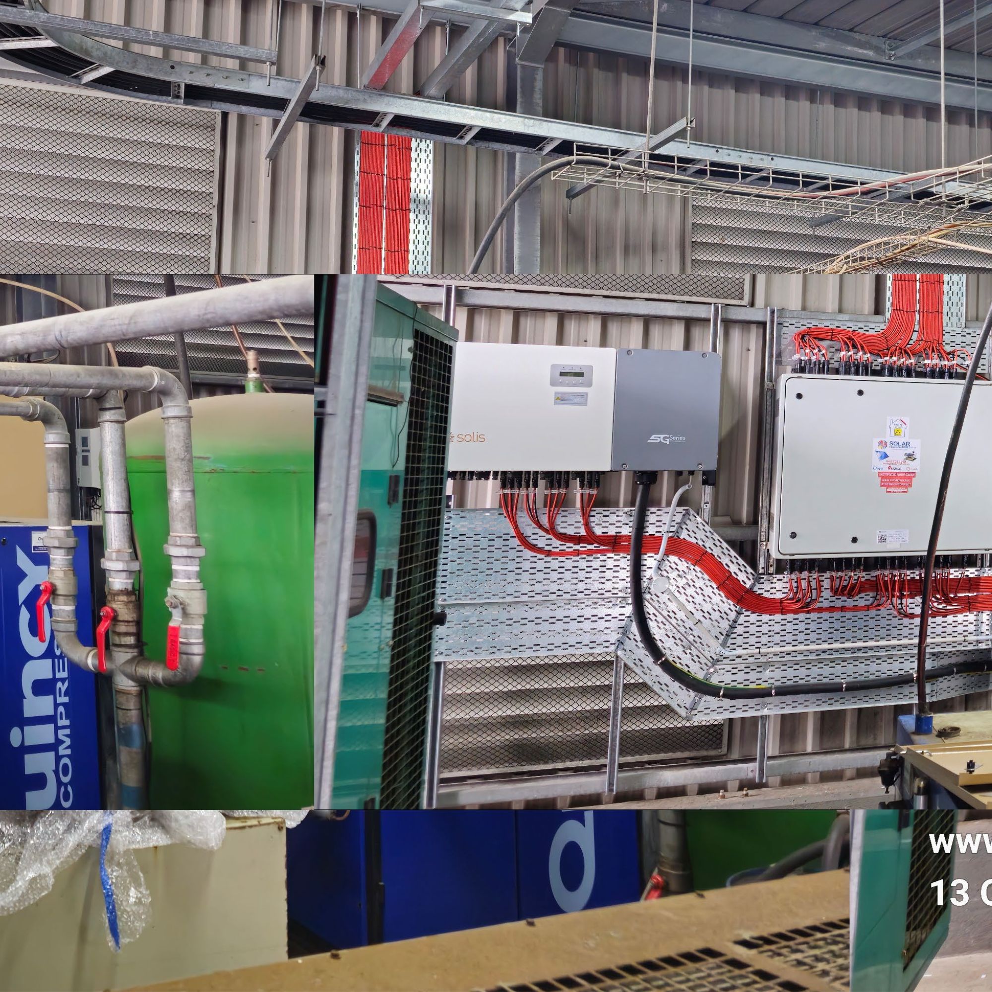 Microinverter electrical installation and solar protection