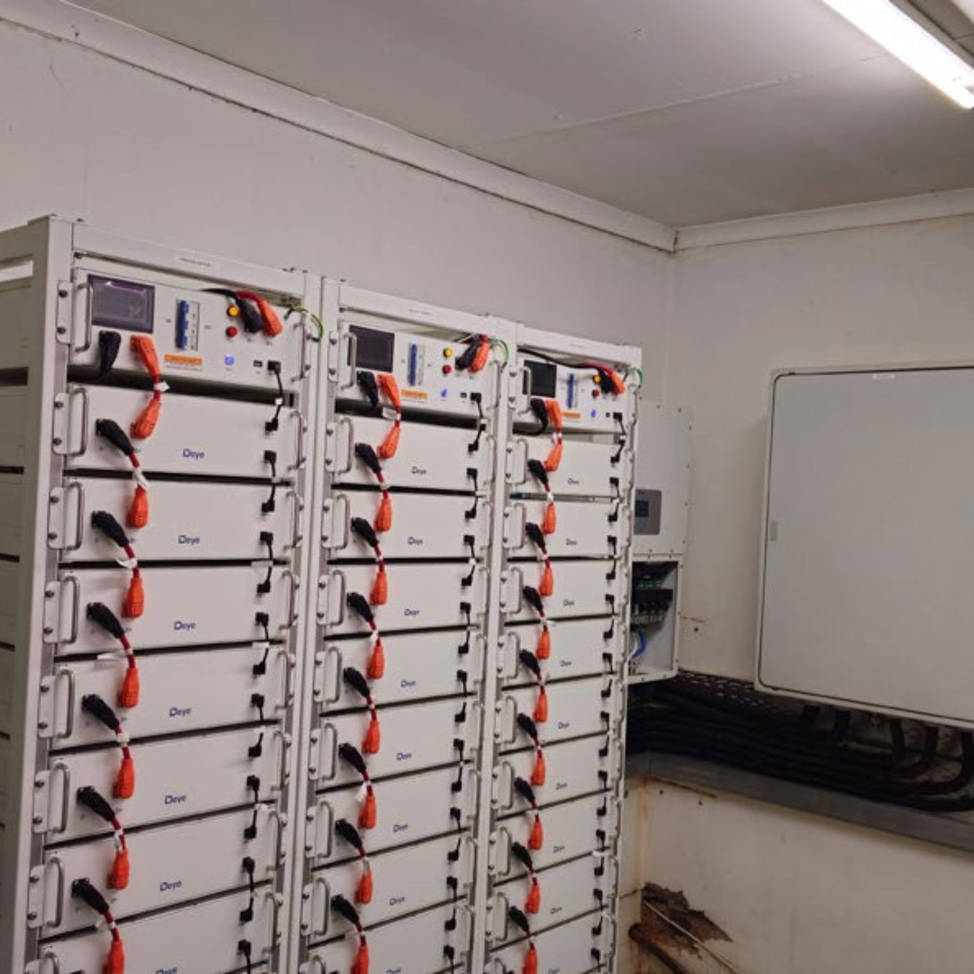 Battery storage cabinet
