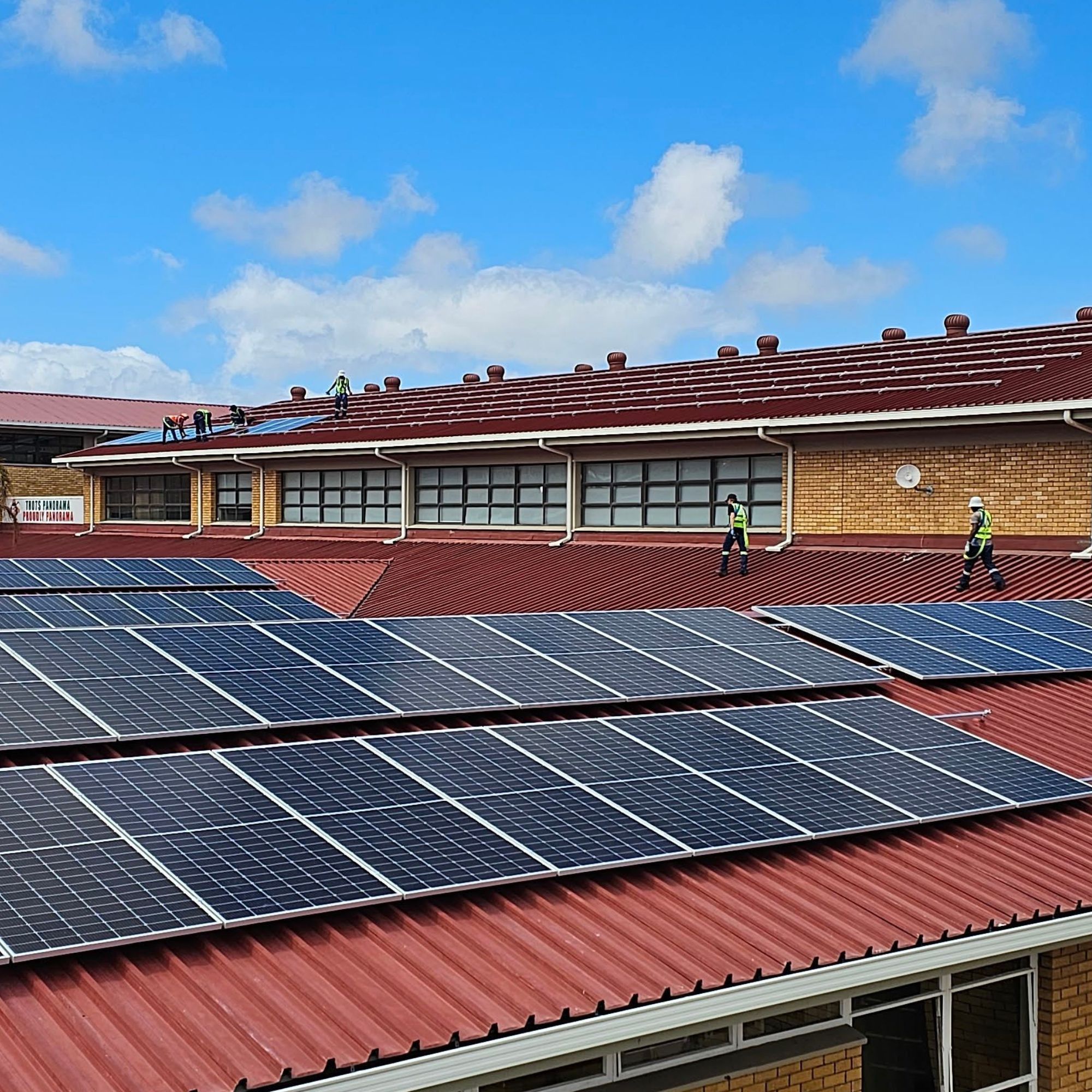 Factory solar roof